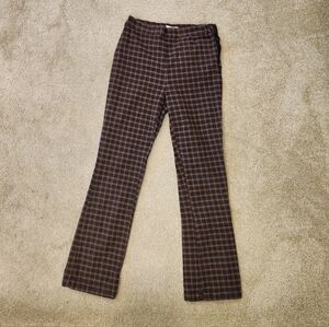 Aeropostale XS Multicolor Plaid Pants